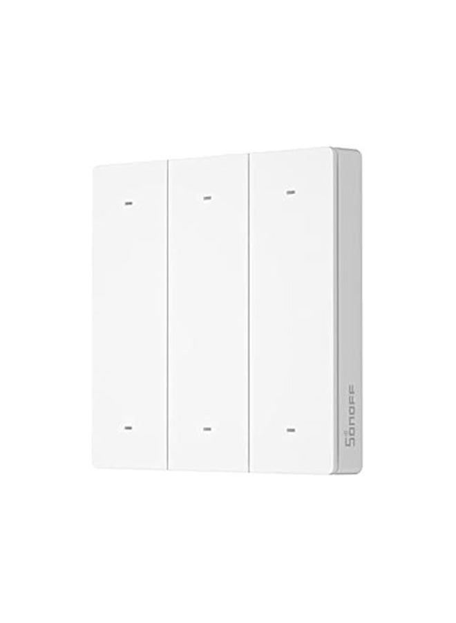 سونوف SONOFF R5W مفتاح إضاءة ذكي WiFi، جهاز تحكم بالمشاهد بـ 6 أزرار، لوحة مغناطيسية بدون الحاجة إلى أسلاك، طرق تشغيل متعددة، تحكم متعدد الاتجاهات، يعمل مع Alexa و Google Home، باللون الأبيض. - Image 1